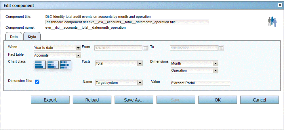 Manage Components - Edit Component Dialog