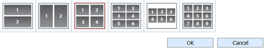 Layout Dialog - Layout Selection