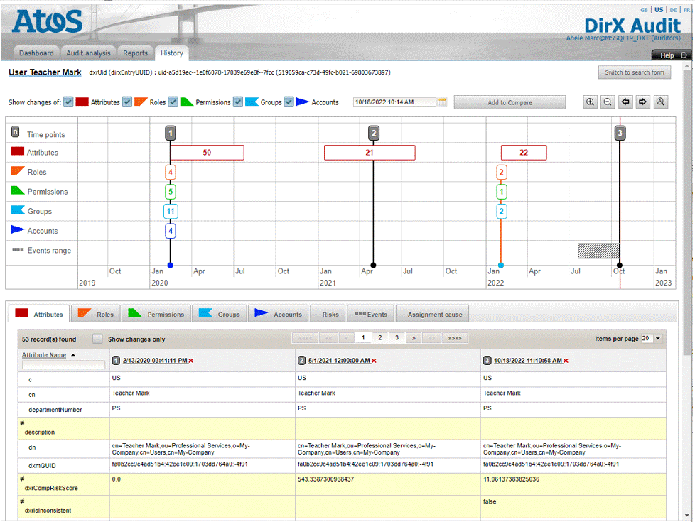 History View - Details Page