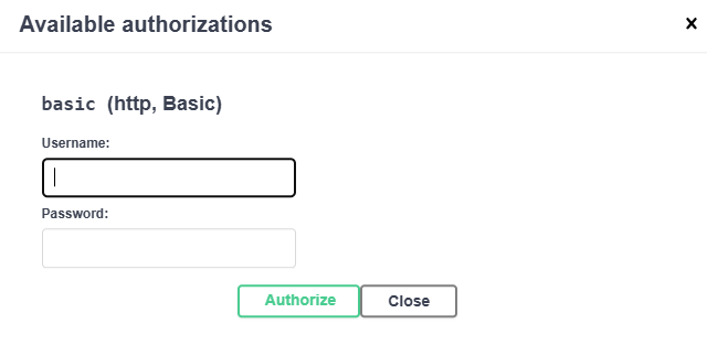 Basic authentication