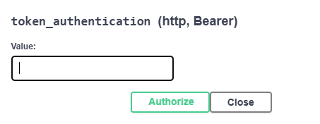 Token authentication