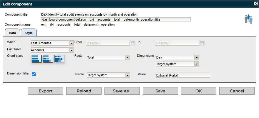 Manage Components - Edit Component Dialog