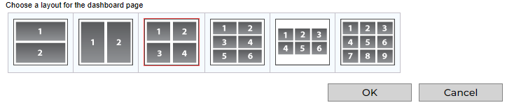 Layout Dialog - Layout Selection