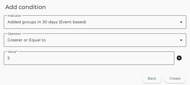 Reports – Add a new report file – Add condition