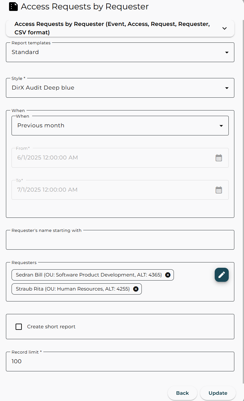 Reports – Report File Scope