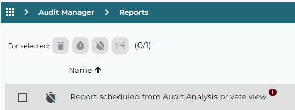 Report set inconsistent data