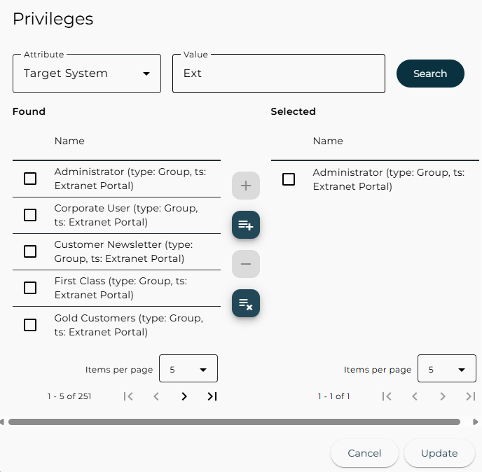 Reports – Report Scope Selection