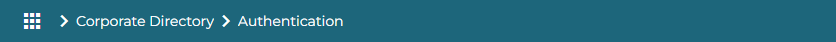 Breadcrumb navigation bar