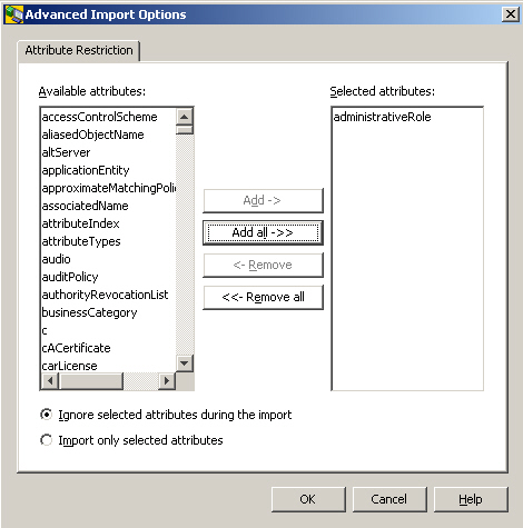 On the left side of the window