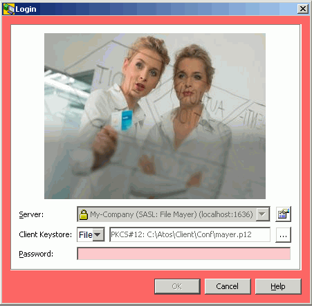 Provides input fields for Server