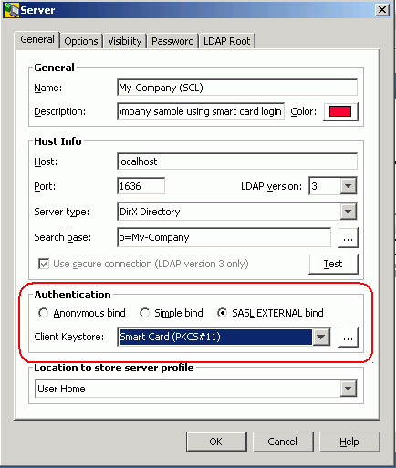 The Server Properties General Tab contains the sections General