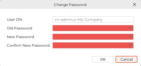 dialog change password