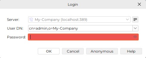 dialog login simple