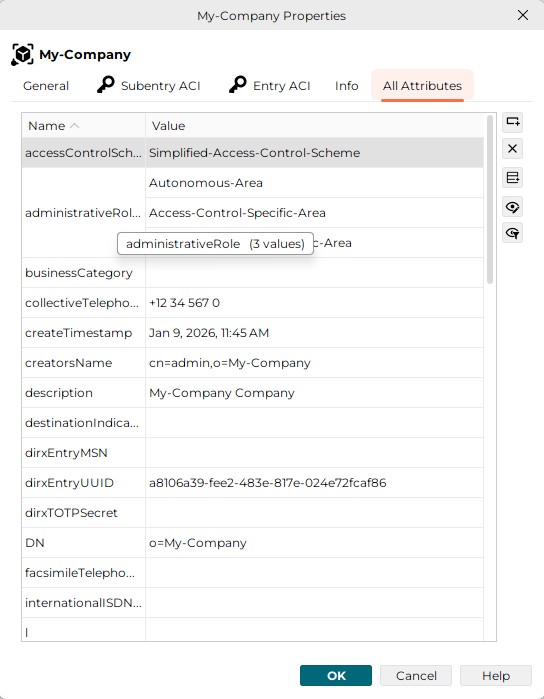 dialog properties tab all properties tooltip
