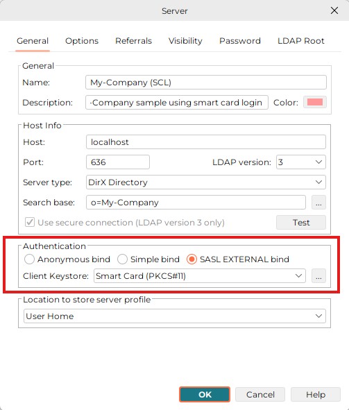 The Server Properties General Tab contains the sections General