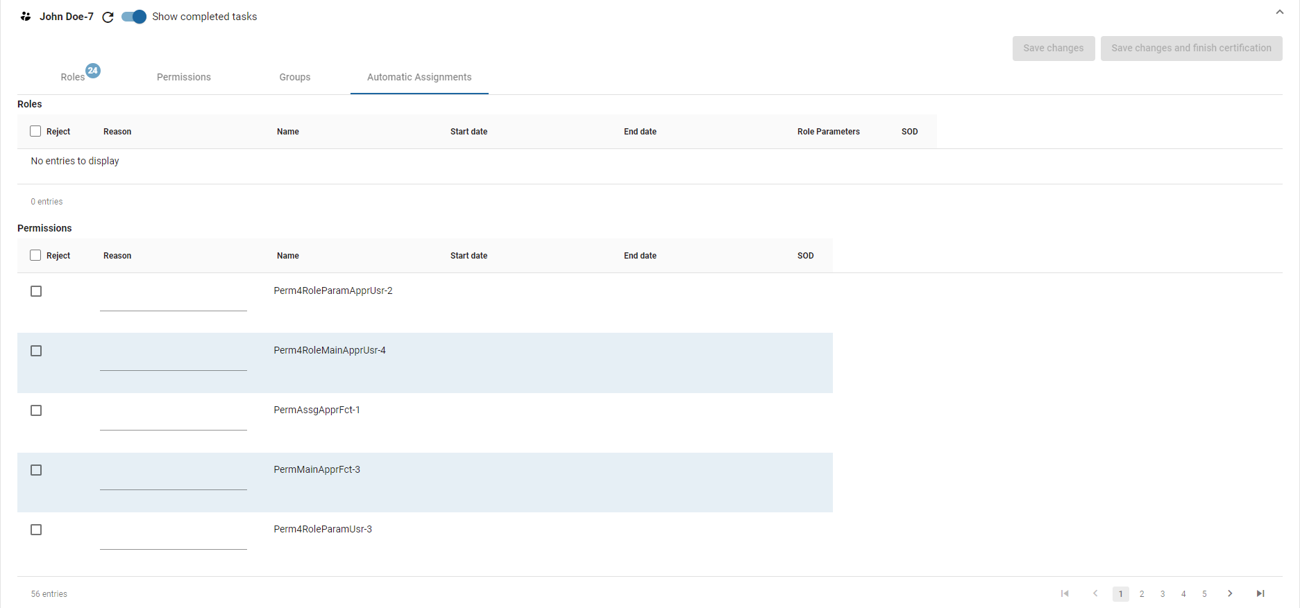 Automatic Assignments