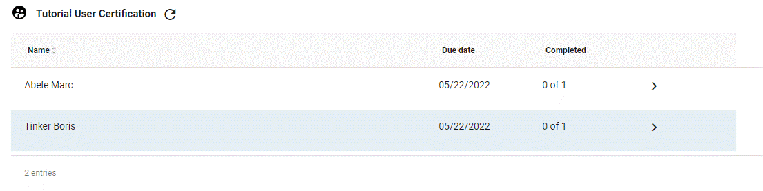 Dalmar Christopher Certification Campaing Details