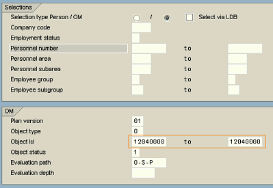 Attributes Configuration for Organizational Units as Root