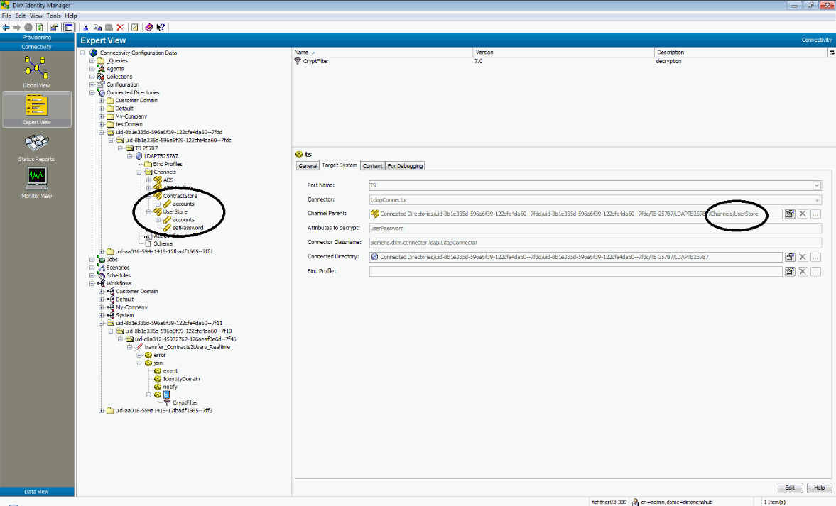 ContractStore and UserStore Subtrees