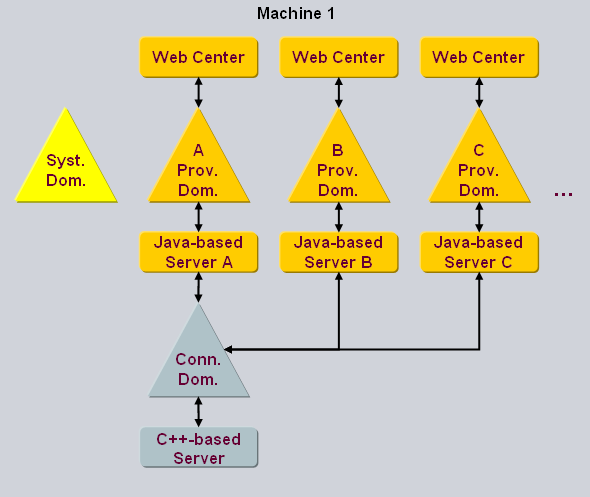 Multiple Provisioning Domains with One Common Connectivity Configuration