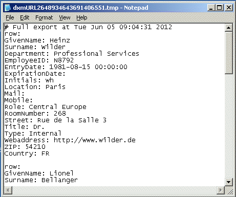 Monitor View - Data File Data