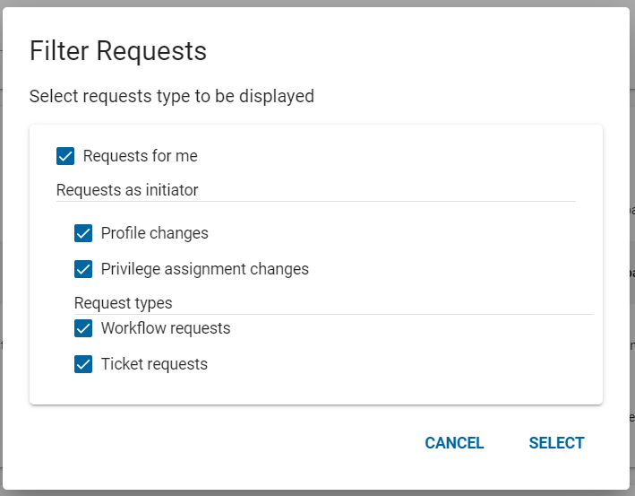 Filter Requests