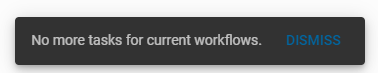 Create User – No More Tasks Dialog