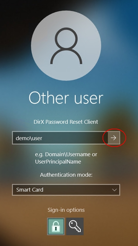 Enter account name