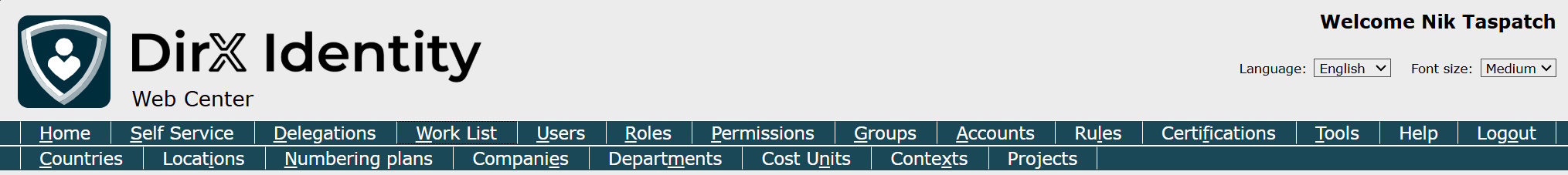 Standard Layout