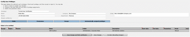Abele Marc Certification Details