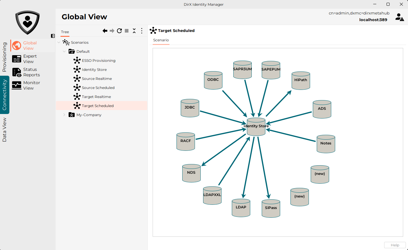DirX Identity Manager Global View
