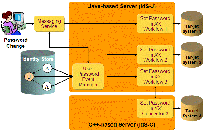 Web-based Password Change Processing